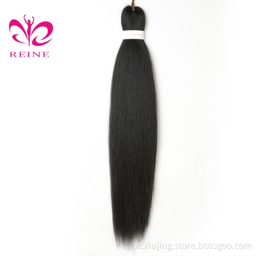 Pre-stretched Braid Japanese Synthetic Hair Extensions Jumbo Braids Crochet Hair Ombre Braiding Hair Frosted Grey Blonde Black
